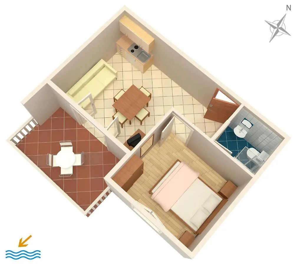 Apartment Zaglav 8144A Croatia